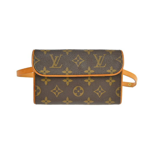 Louis Vuitton Florentine Canvas, Brown, Canvas, Clutch