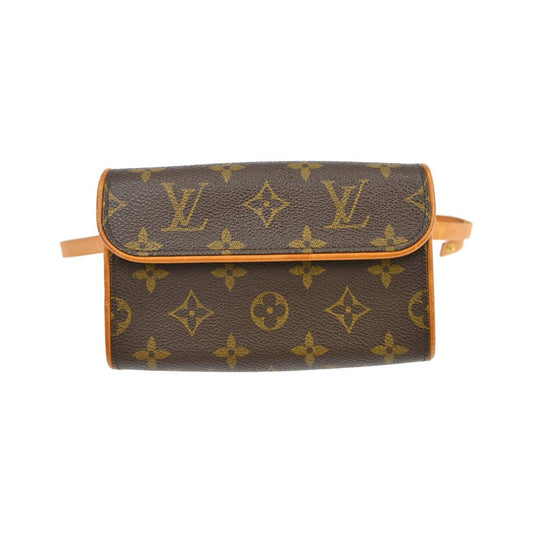 Louis Vuitton Florentine Canvas, Brown, Canvas, Clutch