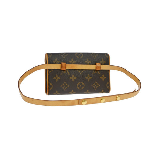 Louis Vuitton Florentine Canvas, Brown, Canvas, Clutch