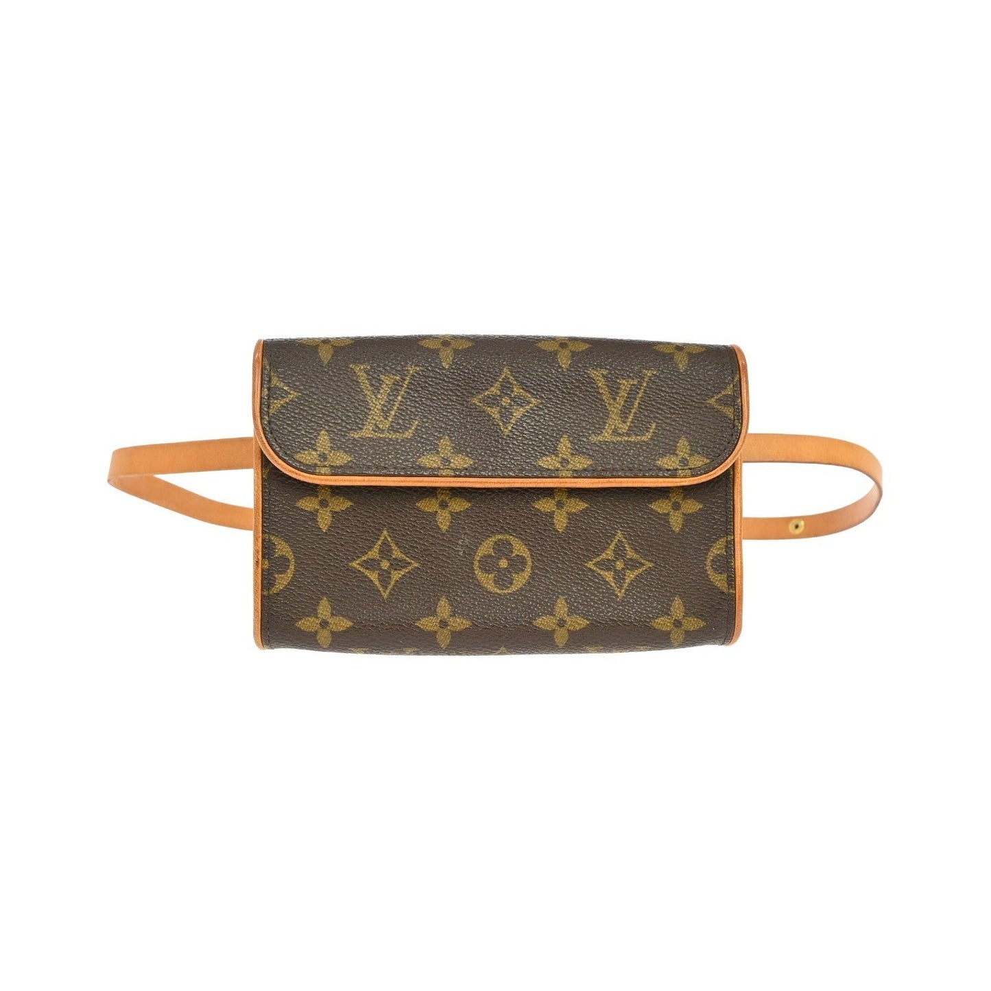 Louis Vuitton Florentine Monogram, Brown, Canvas, Clutch