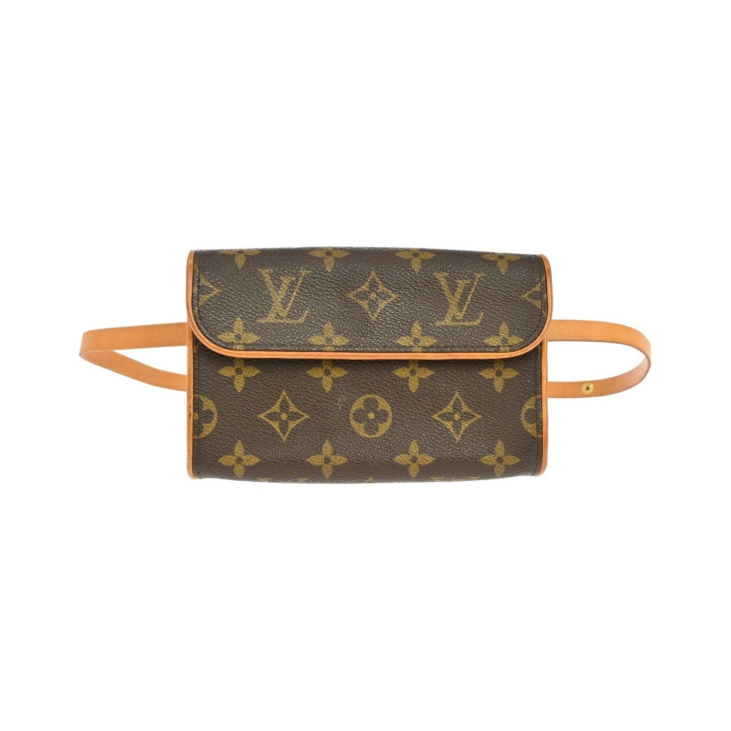 Louis Vuitton Florentine Monogram, Brown, Canvas, Clutch