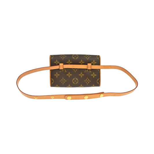 Louis Vuitton Florentine Monogram, Brown, Canvas, Clutch