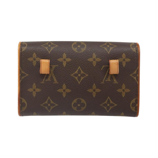 Louis Vuitton Florentine Pochette Canvas, Brown, Canvas, Clutch