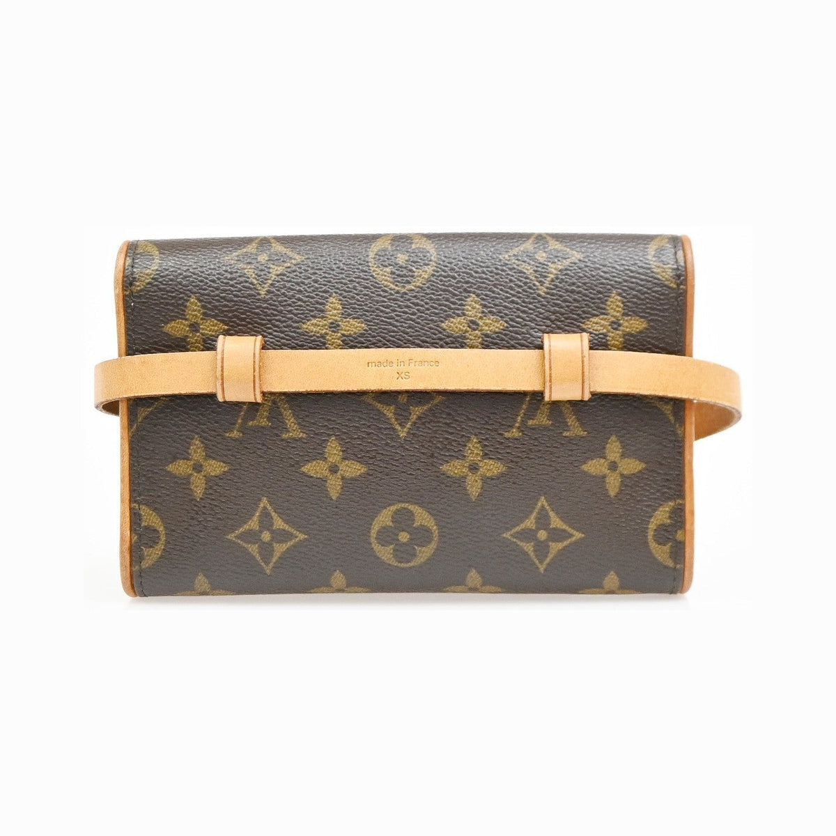Louis Vuitton Florentine Pochette Canvas, Brown, Canvas, Clutch