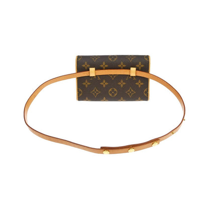 Louis Vuitton Florentine Pochette Canvas, Brown, Canvas, Clutch