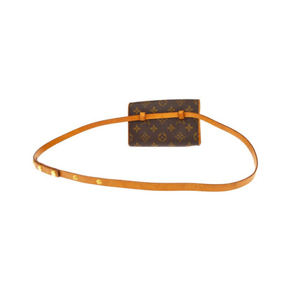 Louis Vuitton Florentine Pochette Damier, Brown, Canvas, Clutch