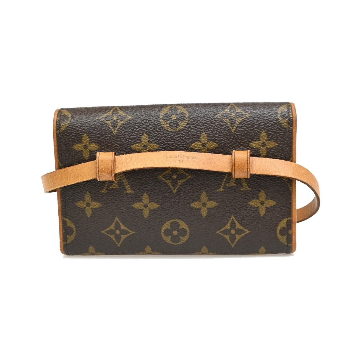 Louis Vuitton Florentine Pochette Damier, Brown, Canvas, Clutch