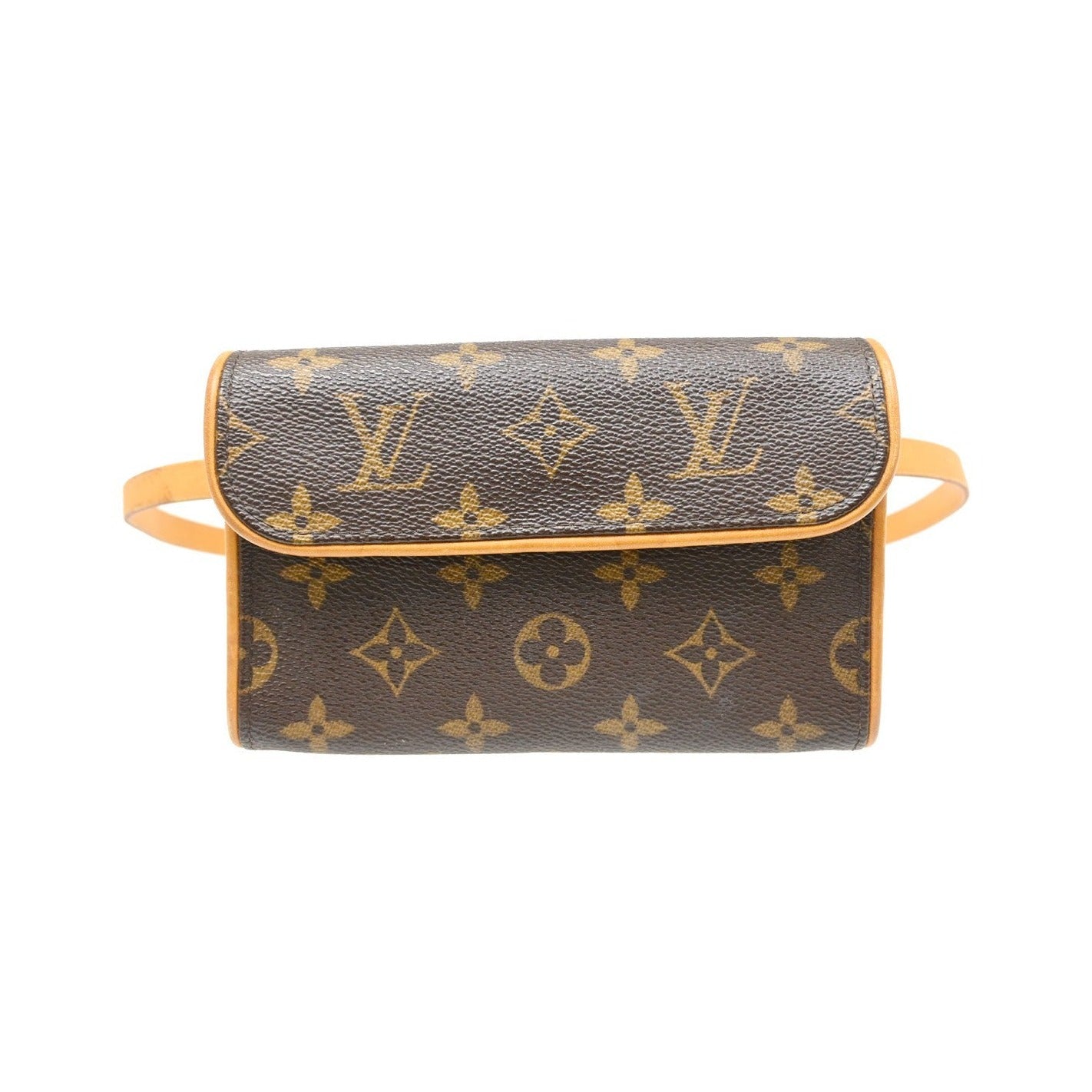 Louis Vuitton Florentine Pochette Monogram Canvas, Brown, Canvas, Clutch
