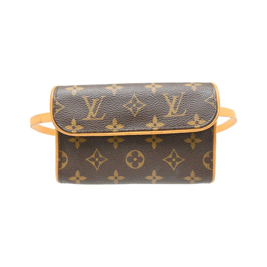 Louis Vuitton Florentine Pochette Monogram Canvas, Brown, Canvas, Clutch