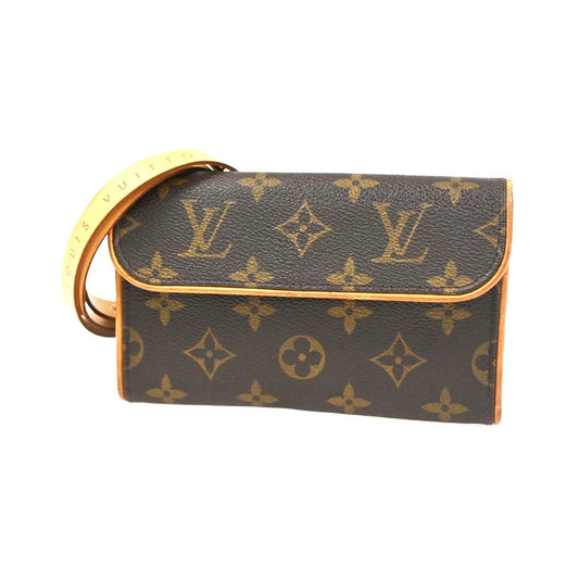 Louis Vuitton Florentine Waist Monogram Canvas, Brown, Canvas, Clutch