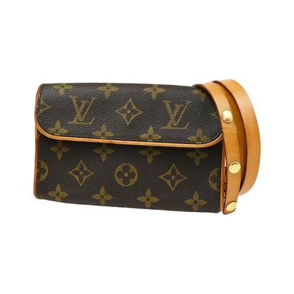 Louis Vuitton Florentine Waist Monogram Canvas, Brown, Canvas, Clutch