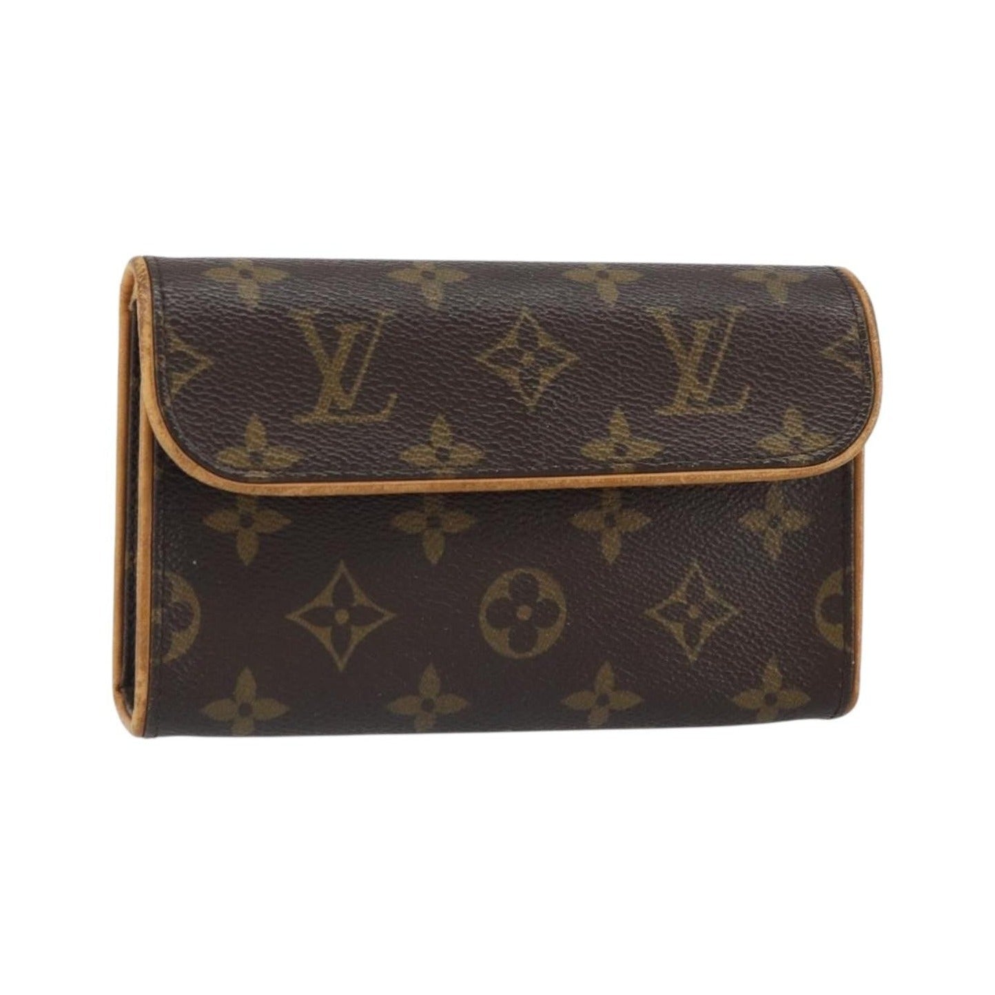 Louis Vuitton Florentine Waist Monogram Canvas, Brown, Canvas, Clutch