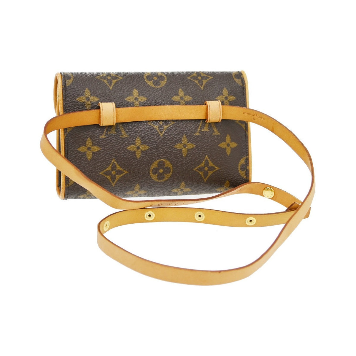 Louis Vuitton Florentine Waist Monogram Canvas, Brown, Canvas, Handbag