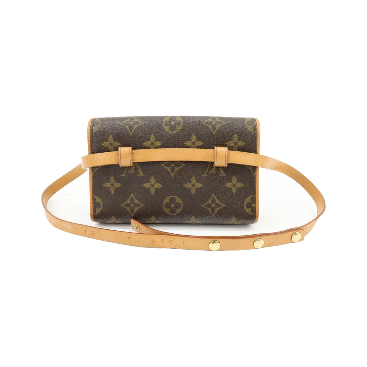 Louis Vuitton Florentine Waist Monogram Canvas, Brown, Canvas, Handbag
