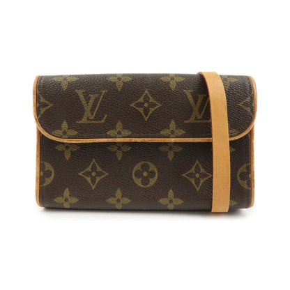 Louis Vuitton Florentine Waist Monogram Canvas, Brown, Canvas, Handbag