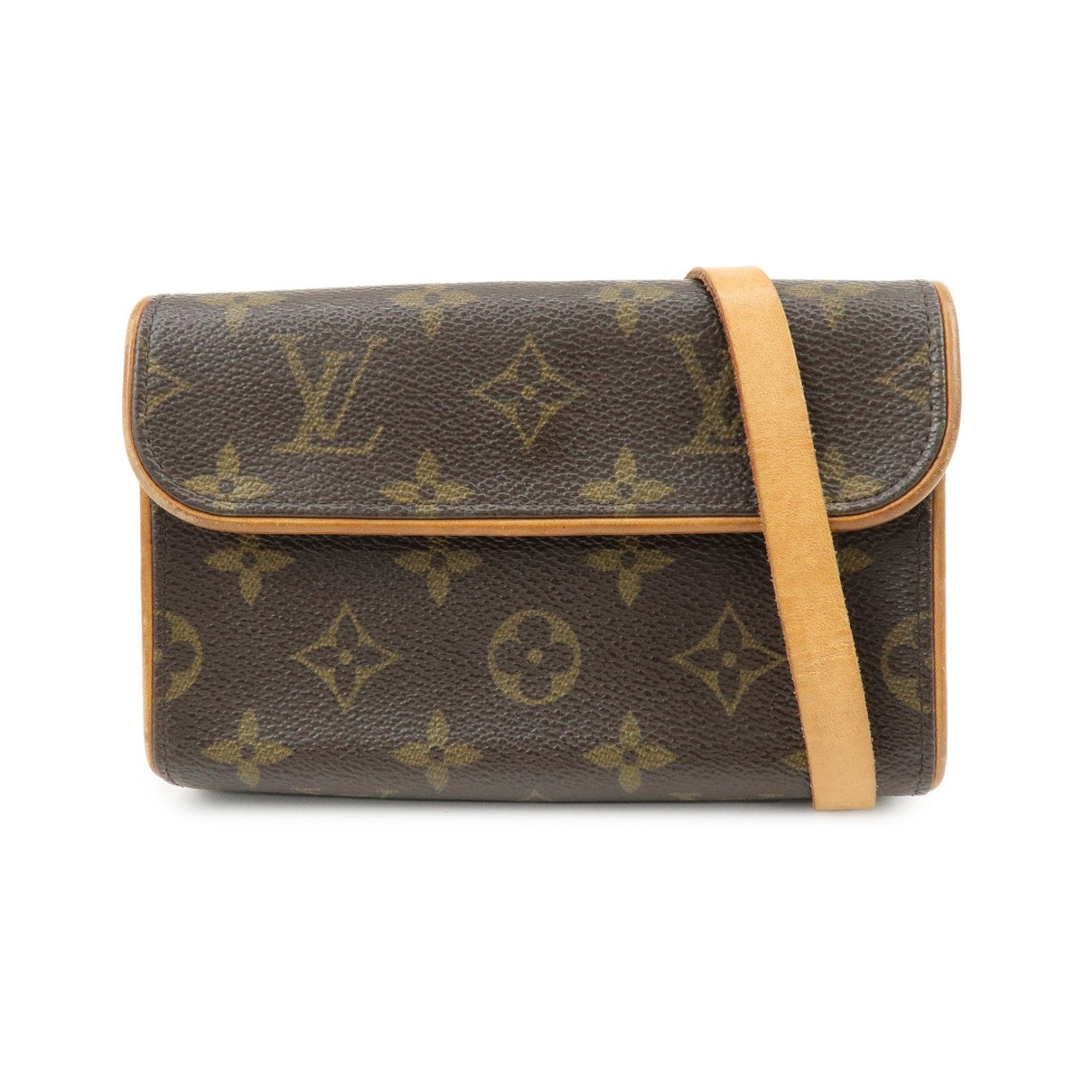 Louis Vuitton Florentine Waist Monogram Canvas, Brown, Canvas, Handbag
