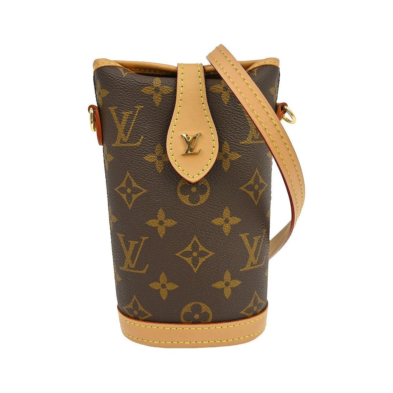 Louis Vuitton Fold Me Monogram Canvas, Brown, Canvas, Clutch