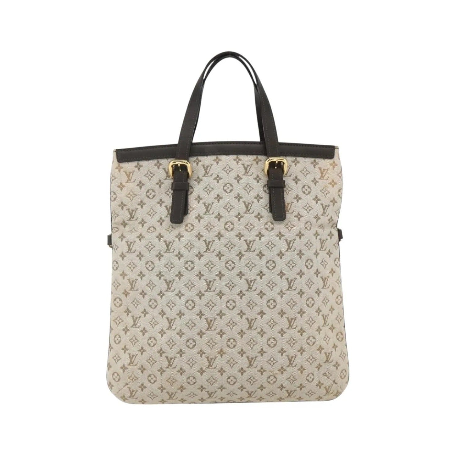 Louis Vuitton Francoise Mini lin, Khaki, Canvas, Tote Bag