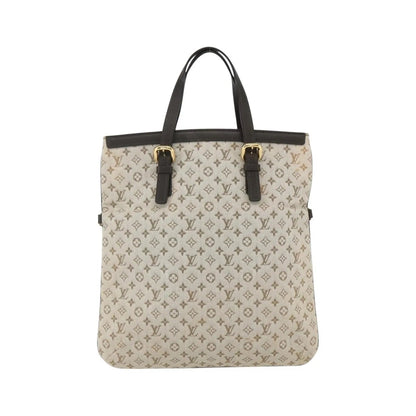 Louis Vuitton Francoise Mini lin, Khaki, Canvas, Tote Bag