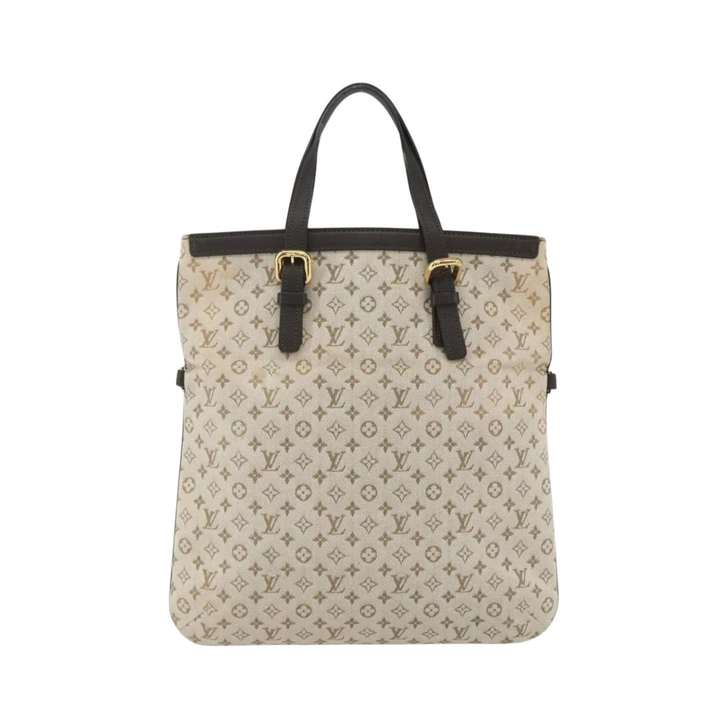 Louis Vuitton Francoise Mini lin, Khaki, Canvas, Tote Bag