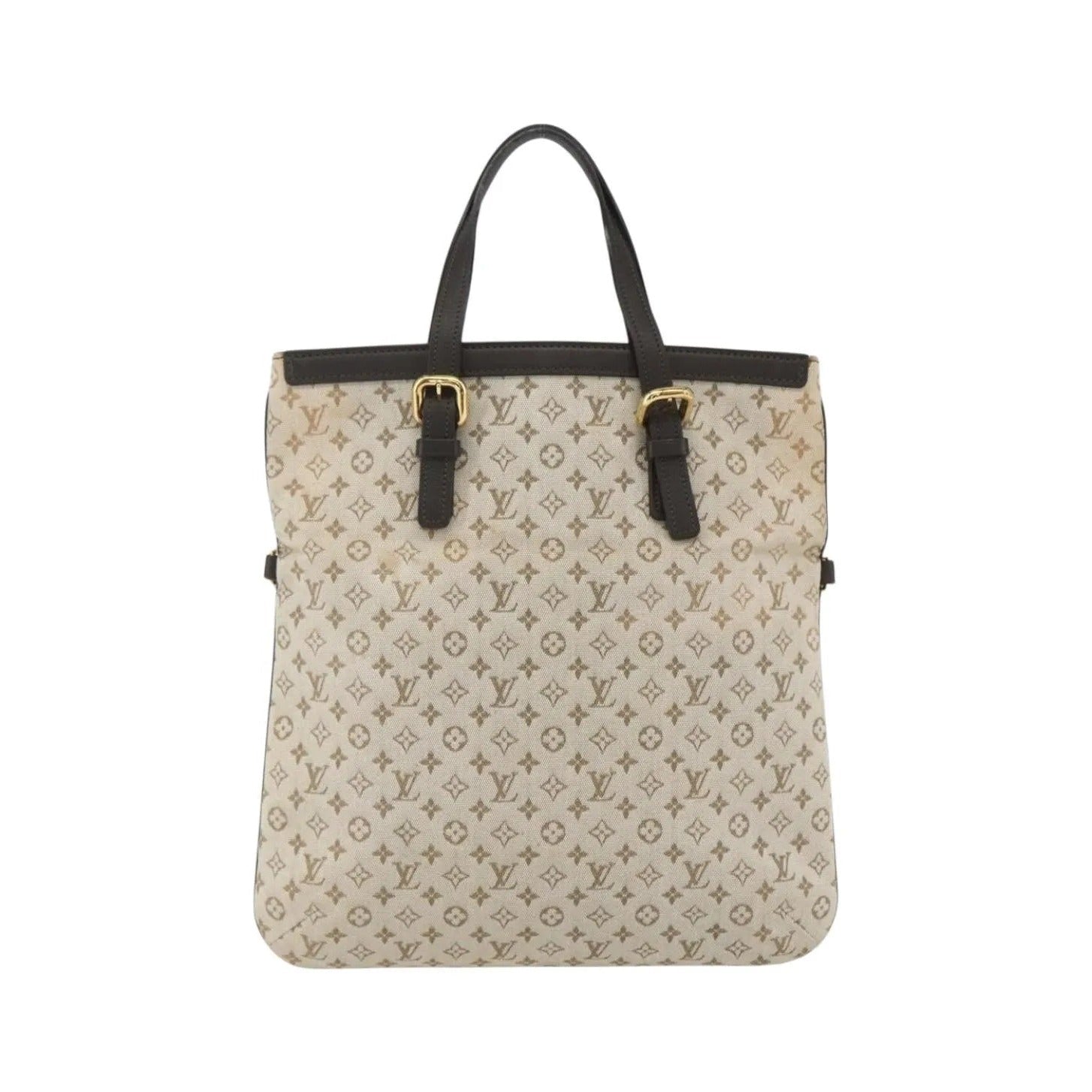 Louis Vuitton Francoise Mini lin, Khaki, Canvas, Tote Bag
