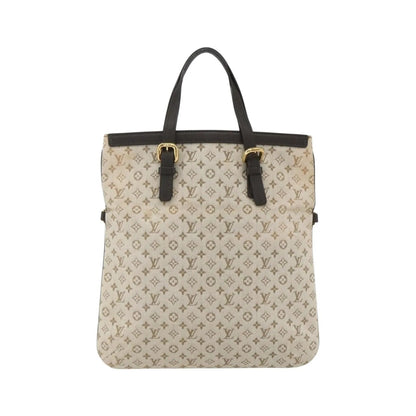 Louis Vuitton Francoise Mini lin, Khaki, Canvas, Tote Bag