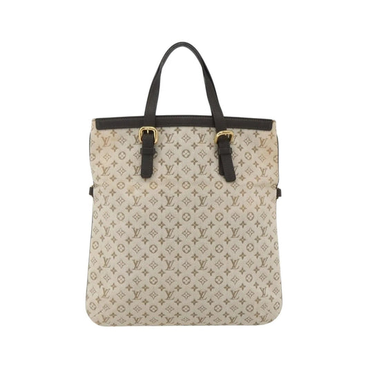 Louis Vuitton Francoise Mini lin, Khaki, Canvas, Tote Bag