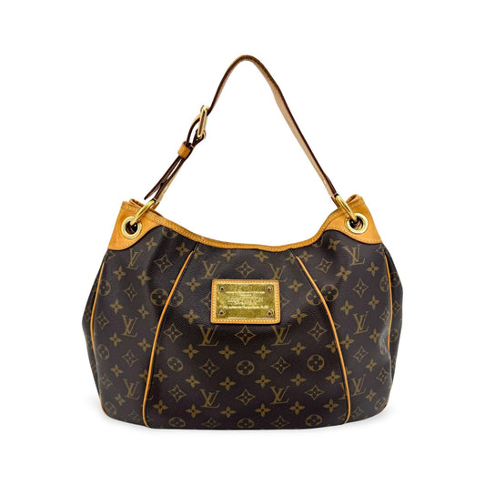Louis Vuitton Galliera Monogram Canvas, Brown, Canvas, Handbag
