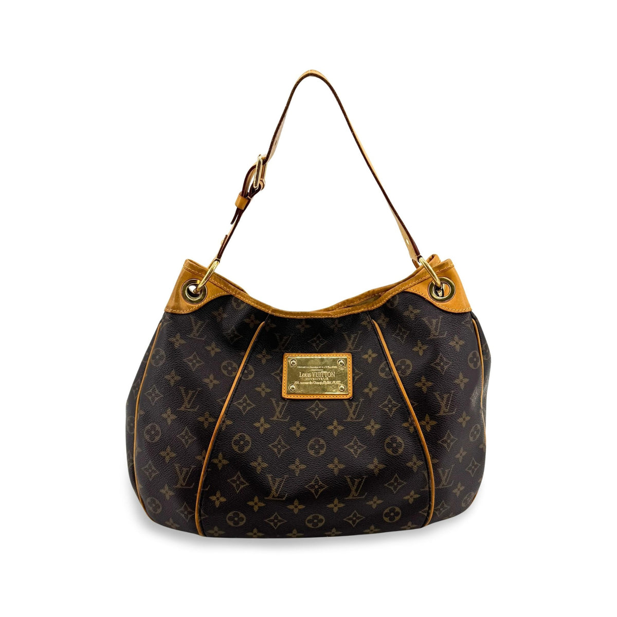 Louis Vuitton Galliera Monogram Canvas, Brown, Canvas, Handbag