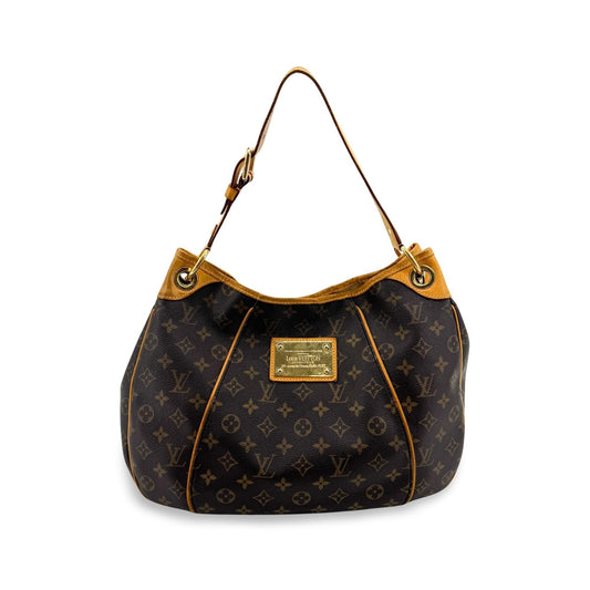 Louis Vuitton Galliera Monogram Canvas, Brown, Canvas, Handbag