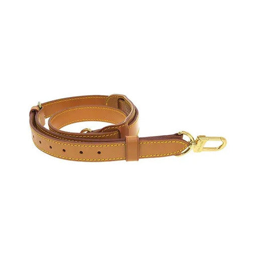 Louis Vuitton Gaston Strap Fabric, Brown, Leather, Straps