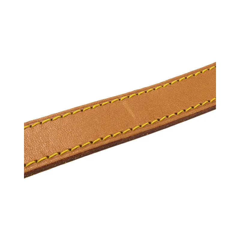 Louis Vuitton Gaston Strap Fabric, Brown, Leather, Straps
