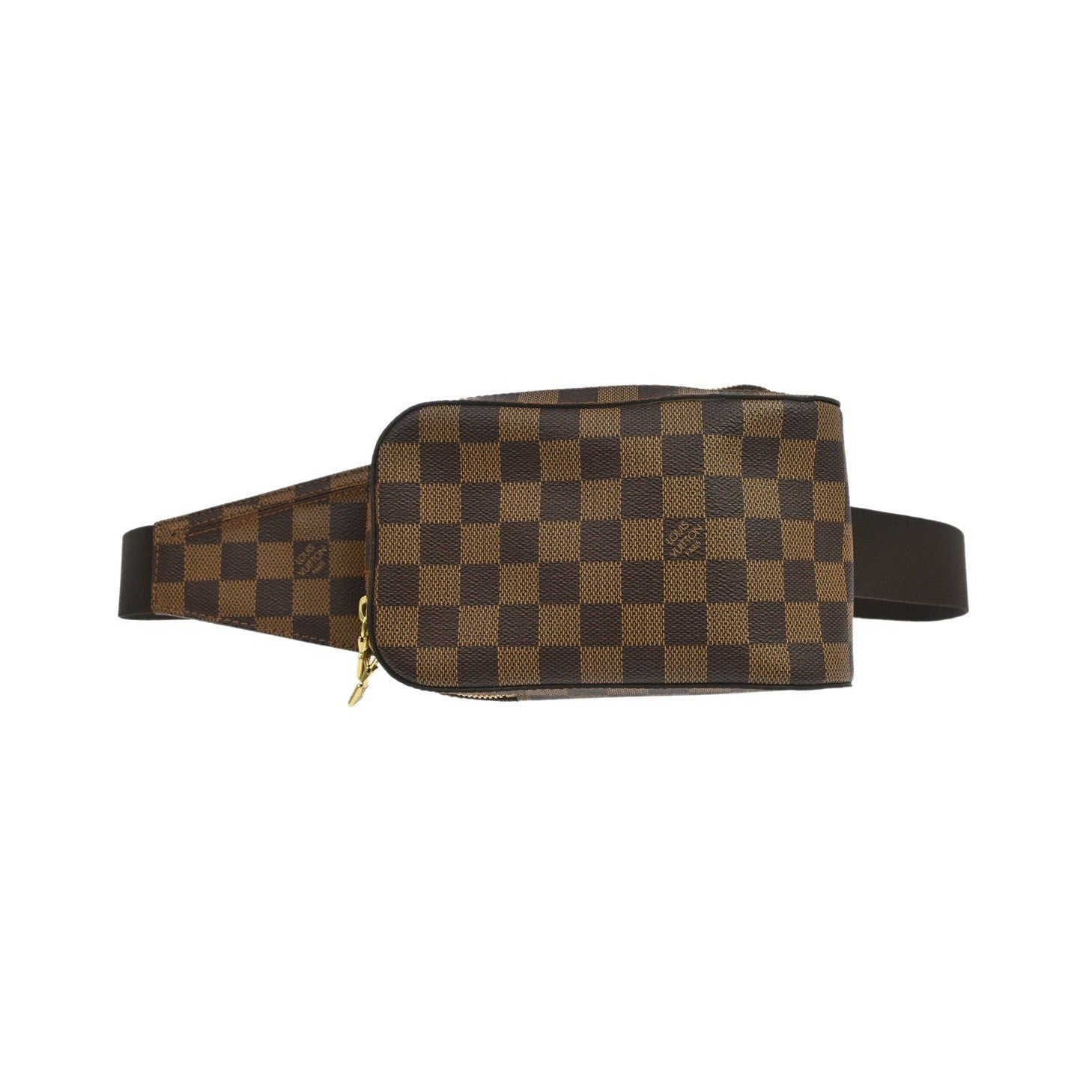 Louis Vuitton Geronimos Damier, Brown, Canvas, Clutch
