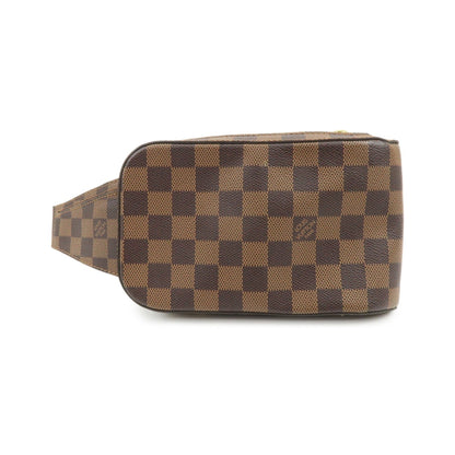 Louis Vuitton Geronimos Waist Damier, Brown, Canvas, Shoulder Bag