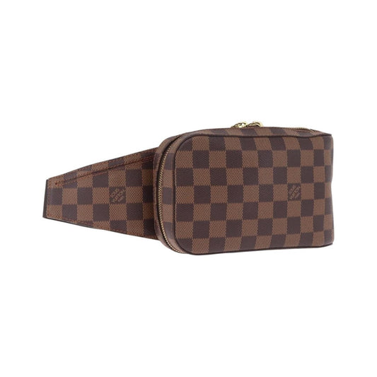 Louis Vuitton Geronimos Waist Damier, Brown, Canvas, Shoulder Bag