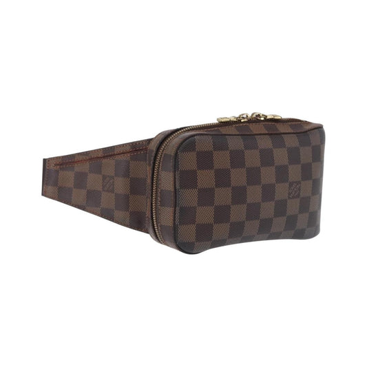 Louis Vuitton Geronimos Waist Damier Ebene, Brown, Canvas, Shoulder Bag