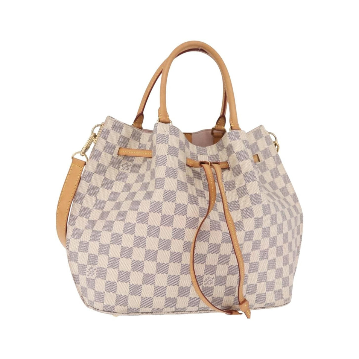 Louis Vuitton Girolata Damier, White, Canvas, Handbag