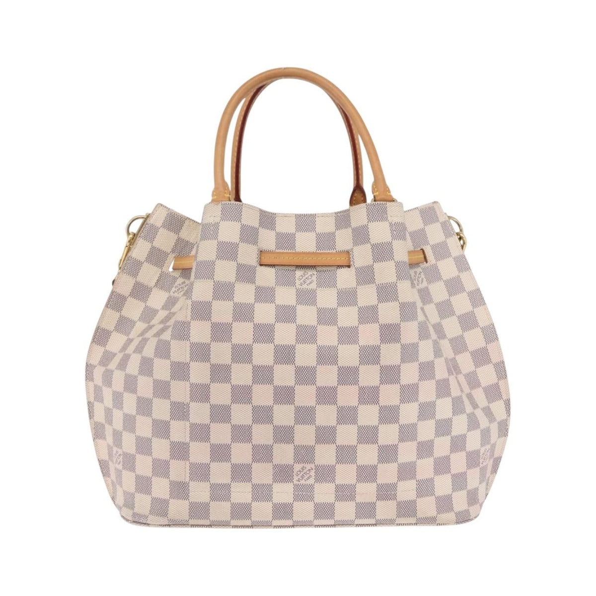Louis Vuitton Girolata Damier, White, Canvas, Handbag