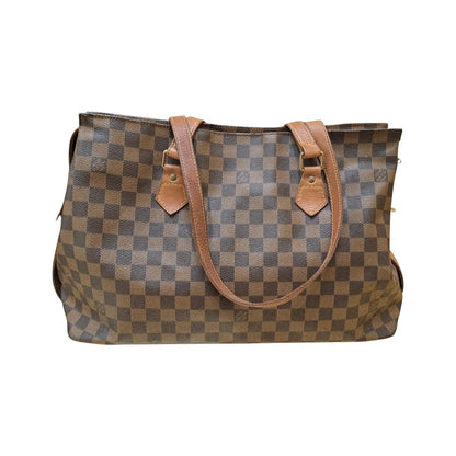 Louis Vuitton Graceful Damier, Brown, Leather, Handbag