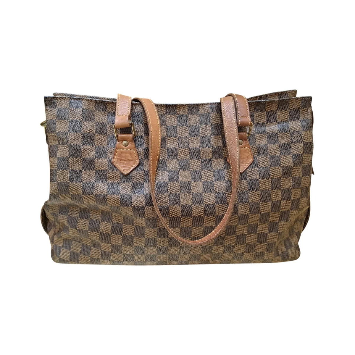 Louis Vuitton Graceful Damier, Brown, Leather, Handbag
