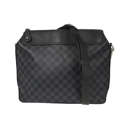 Louis Vuitton Greenwich Messenger Damier Cobalt, Black, Canvas, Shoulder Bag