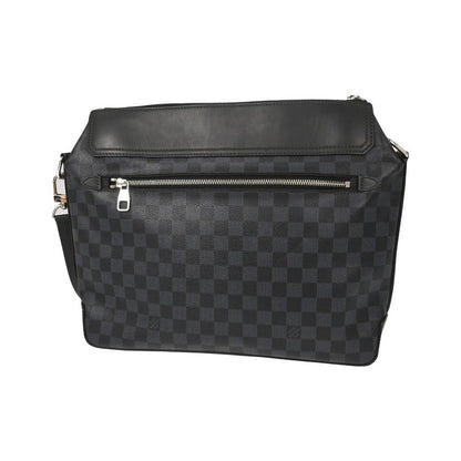 Louis Vuitton Greenwich Messenger Damier Cobalt, Black, Canvas, Shoulder Bag