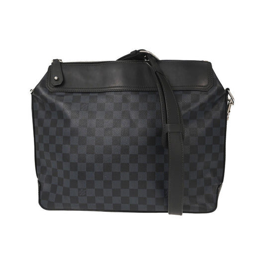 Louis Vuitton Greenwich Messenger Damier Cobalt, Black, Canvas, Shoulder Bag