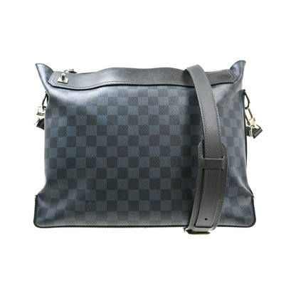 Louis Vuitton Greenwich Messenger Damier Cobalt, Black, Canvas, Handbag