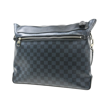 Louis Vuitton Greenwich Messenger Damier Cobalt, Black, Canvas, Handbag