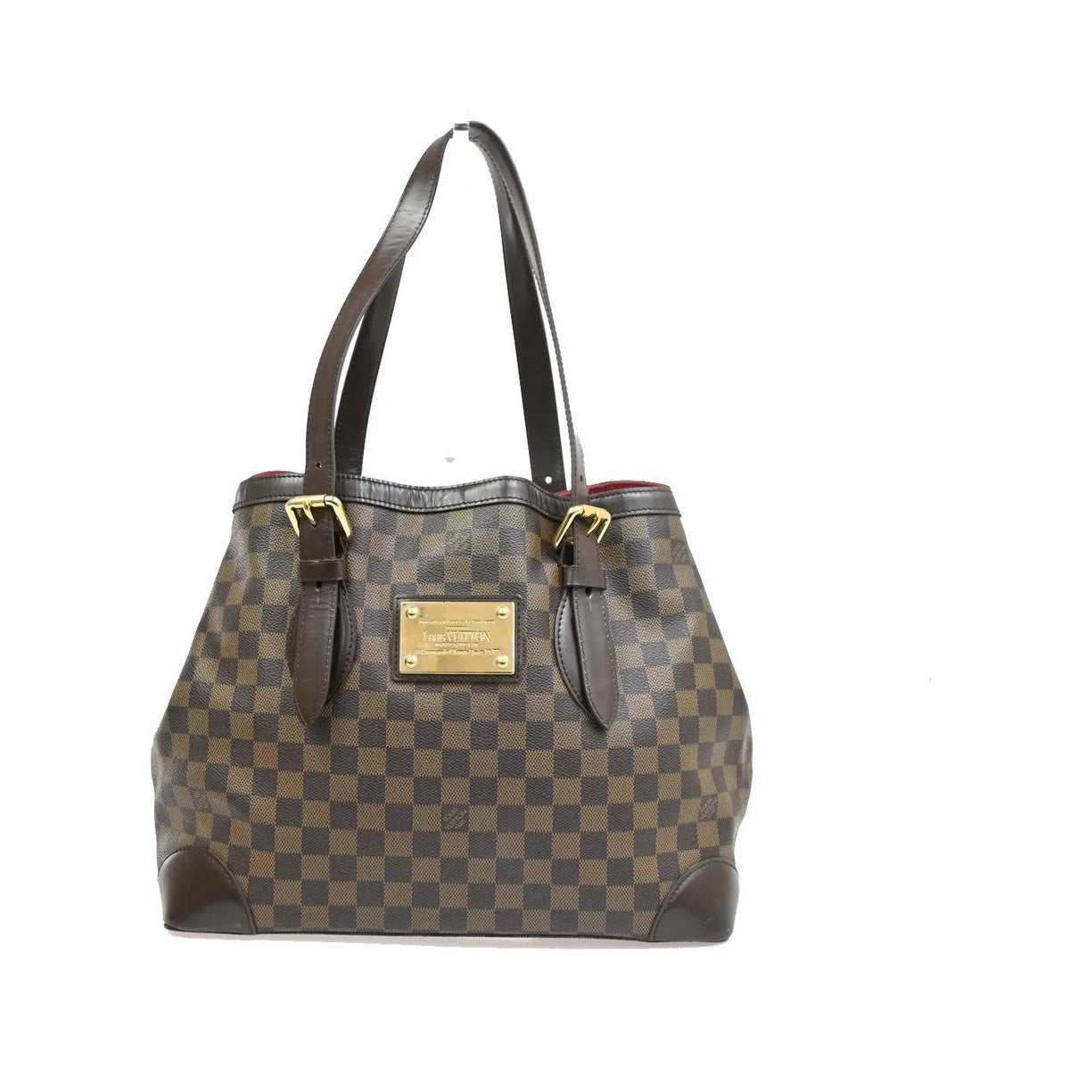 Louis Vuitton Hampstead Damier, Brown, Canvas, Tote Bag