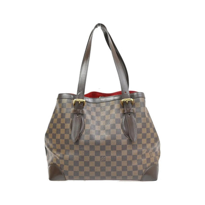 Louis Vuitton Hampstead Damier, Brown, Canvas, Tote Bag