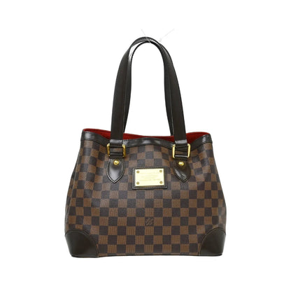 Louis Vuitton Hampstead Damier, Brown, Canvas, Tote Bag