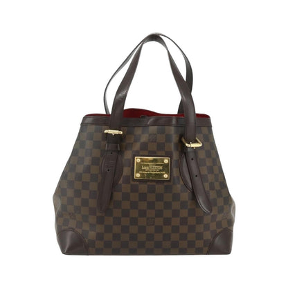 Louis Vuitton Hampstead Damier, Brown, Canvas, Tote Bag
