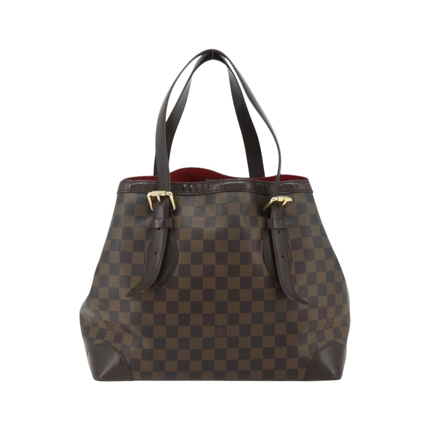 Louis Vuitton Hampstead Damier, Brown, Canvas, Tote Bag